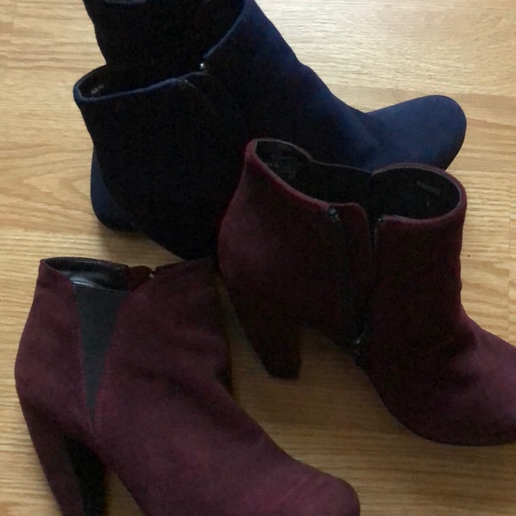 EUC Steve Madden “Pasionn” Booties Suede 8 38.5 - Picture 5 of 11